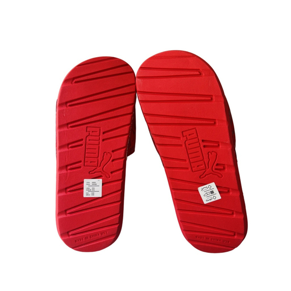 PUMA Cool Cat Bold 2 Slides – High Risk Red – Men’s 7/Unisex Size 8.5 - Picture 2 of 10